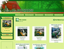 Tablet Screenshot of monsieur-jardinage.com